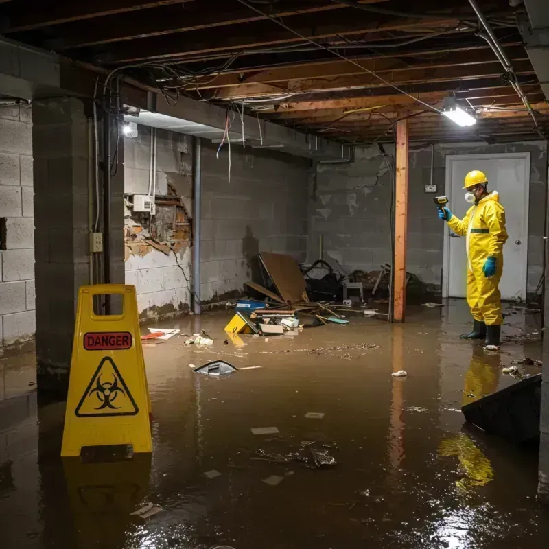 Flooded Basement Electrical Hazard in Fruitvale, CO Property